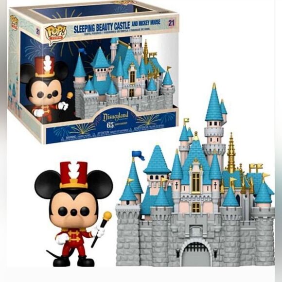 🩵NIB Disney Funko Exclusive 65th Anniversary Mickey & Sleeping Beauty Castle - Picture 1 of 12